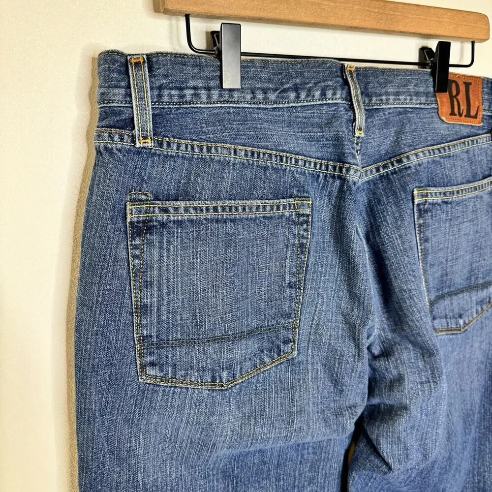 RL Ralph Lauren Ashmore Jeans SIZE 36x34 Blue